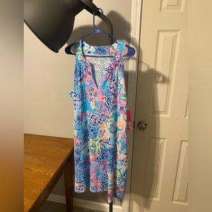 NWT Lilly Pulitzer Ross Dress Bali Blue Once Upon A Tide